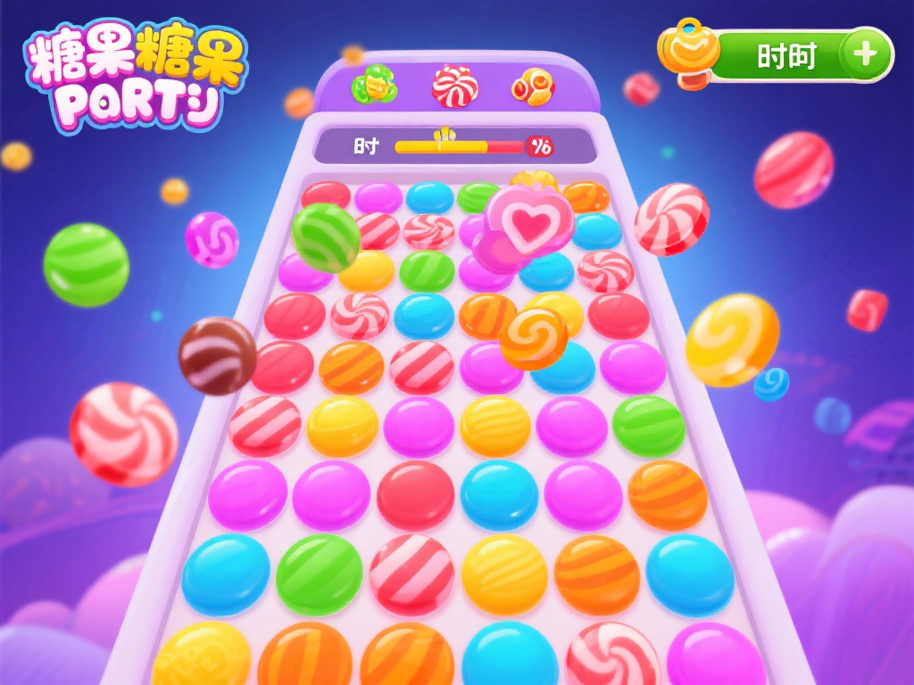 糖果派对单机版：欢乐趣味休闲游戏大冒险