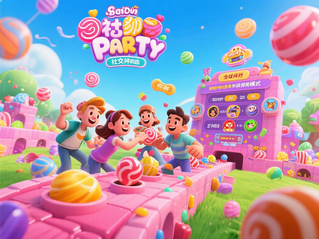 糖果派对还在努力增强其社交属性。通过最新的多人协作