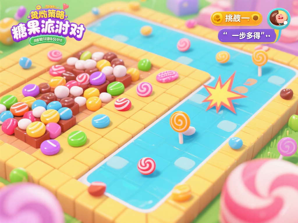 除了策略，还有一个关键点在于步数规划。糖果派对的挑