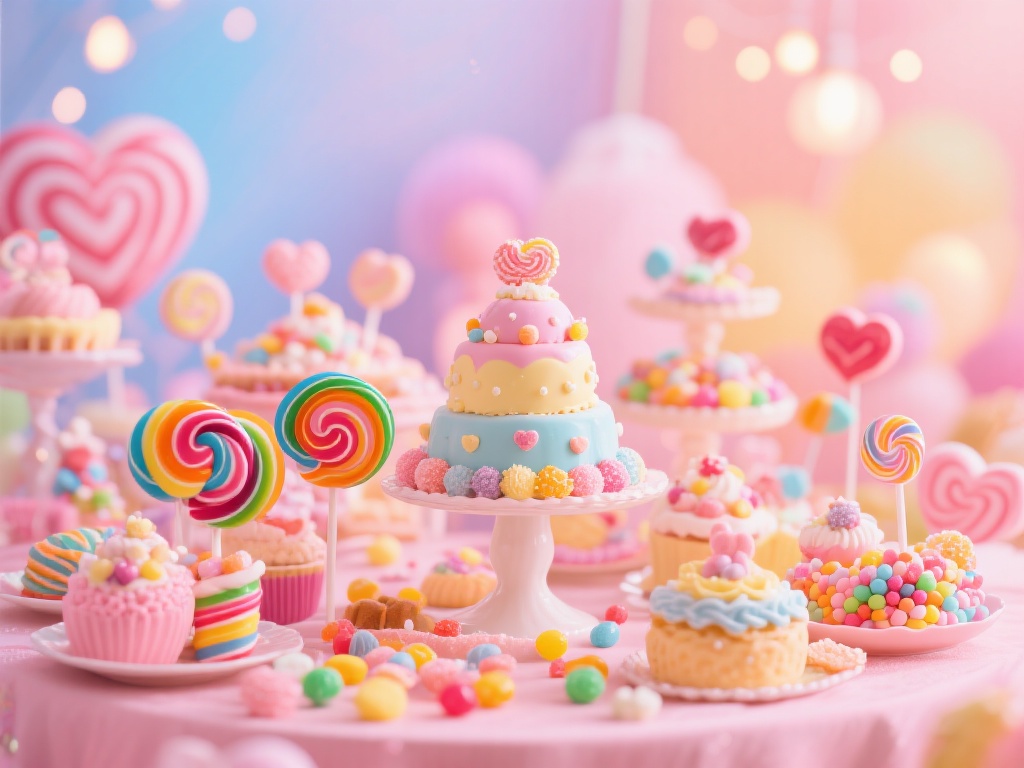 每一个人都有一个关于甜蜜的梦想。而在甜心糖果派对中