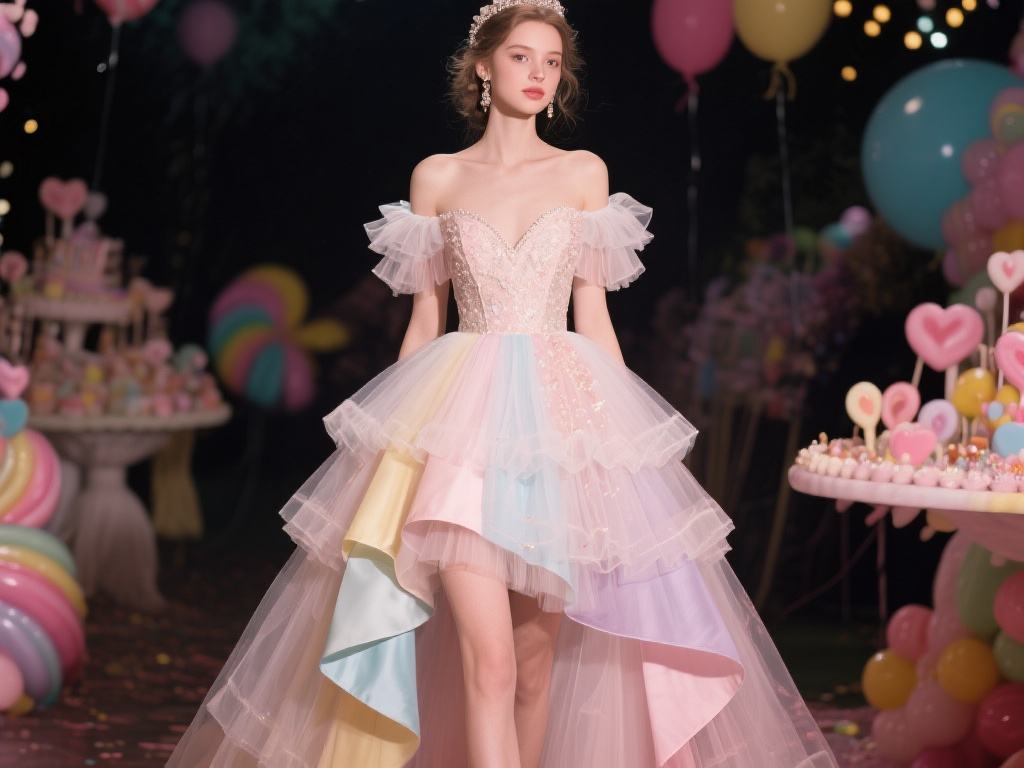 糖果派对礼服推荐：甜美梦幻穿搭全攻略