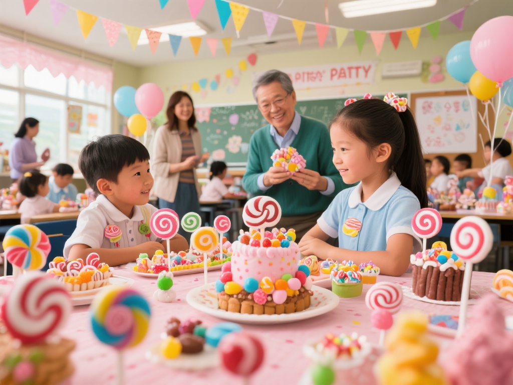 糖果派对课程不仅仅停留在课堂内的实践环节，更融入了