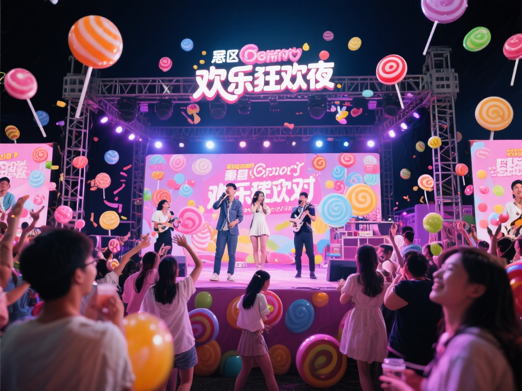 一场欢乐派对，当然少不了狂欢的元素。尉氏糖果派对欢