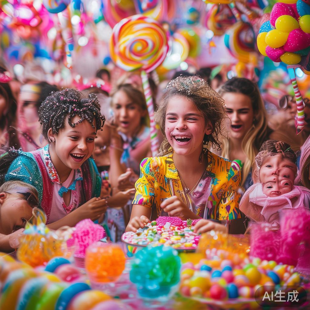 甜蜜糖果派对狂欢盛宴尽享欢乐时光与快乐笑声 随着生活节奏的不断加快,众多人开始追求一种集娱乐、