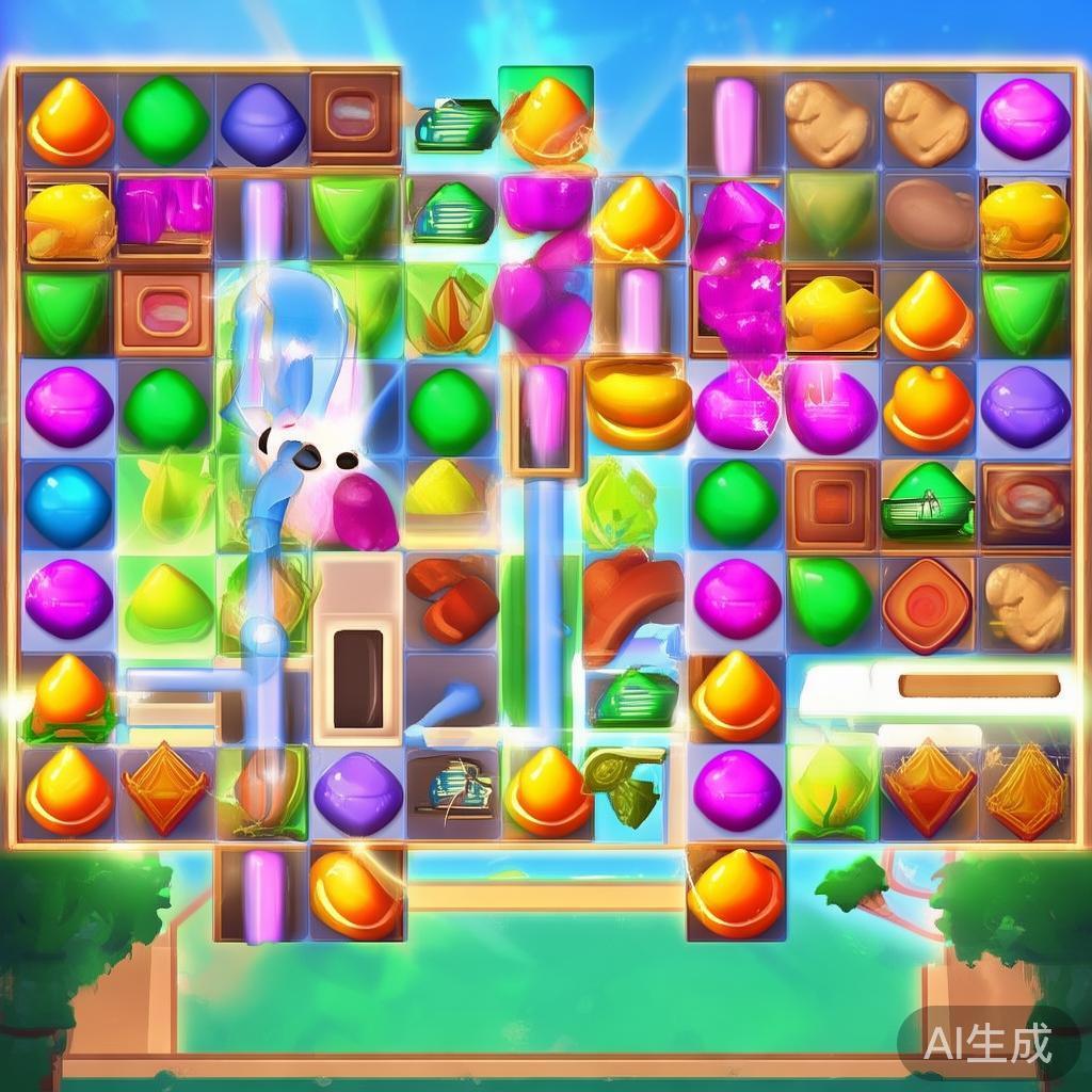 每个关卡设置不同的目标，如收集一定数量的糖果或消除