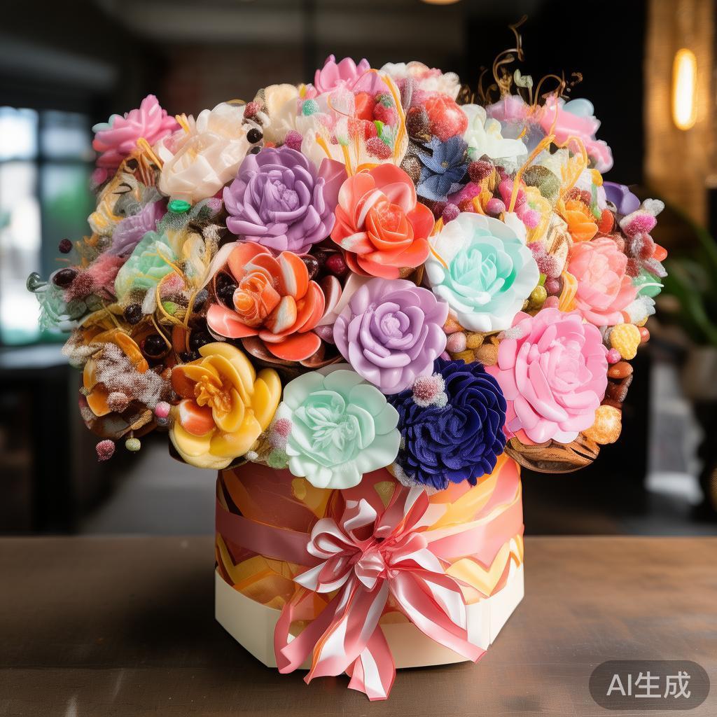 甜蜜甜美的糖果派对花束礼盒精选推荐,让你甜入心扉 在现代节日和庆典中,甜蜜甜美的糖果派对花束礼盒逐渐