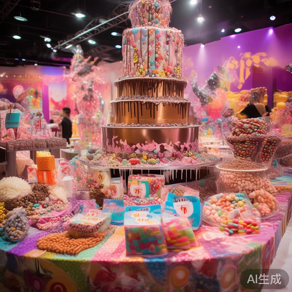 糖果派对演讲指南:打造难忘甜蜜时刻与精彩分享的完美秘籍 在派对中设置多样的糖果摊位,如巧克力喷泉、手工糖果