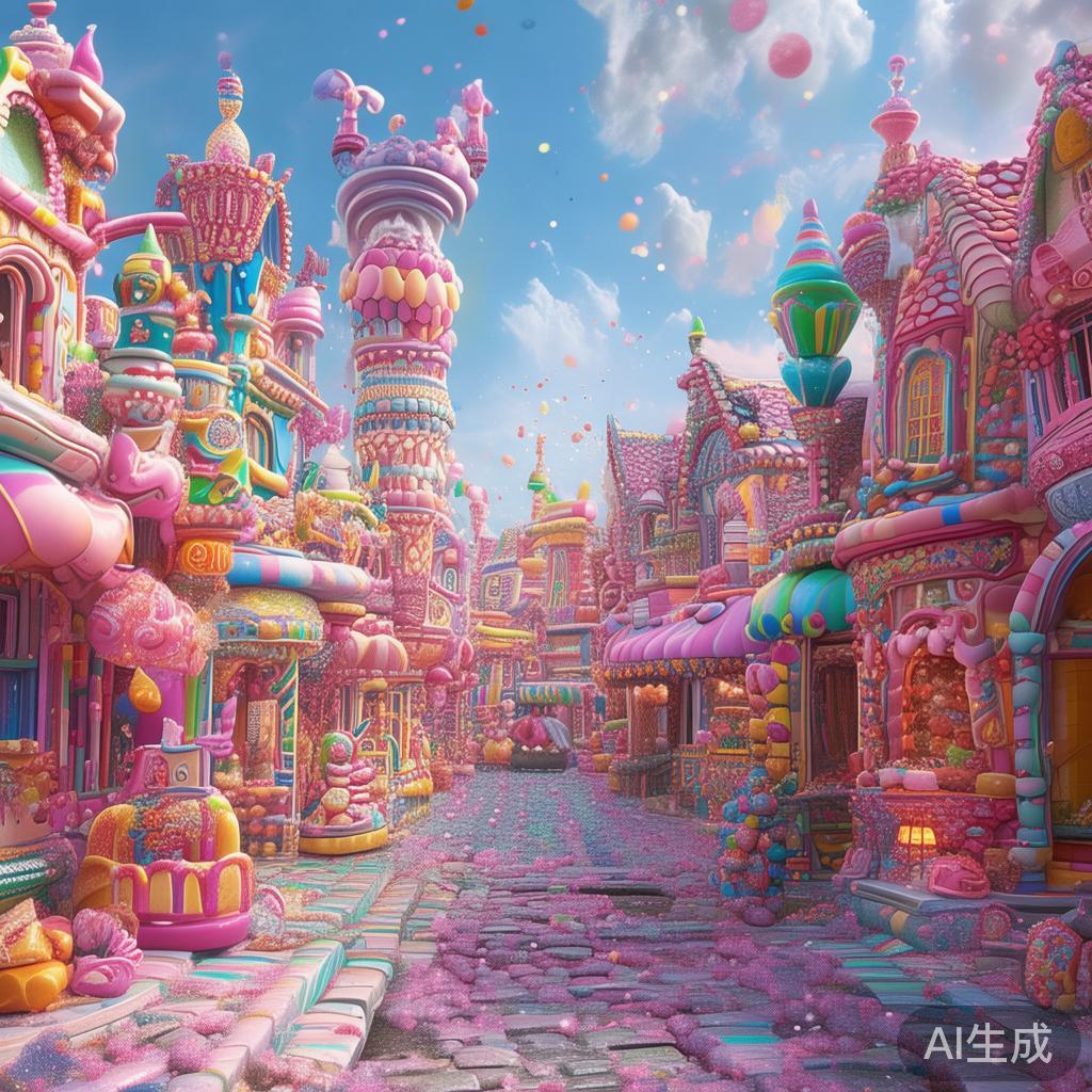 欢乐糖果派对小镇的奇趣冒险:甜蜜探索奇迹之旅 欢乐糖果派对小镇不仅是一个充满梦幻色彩的地方,更是